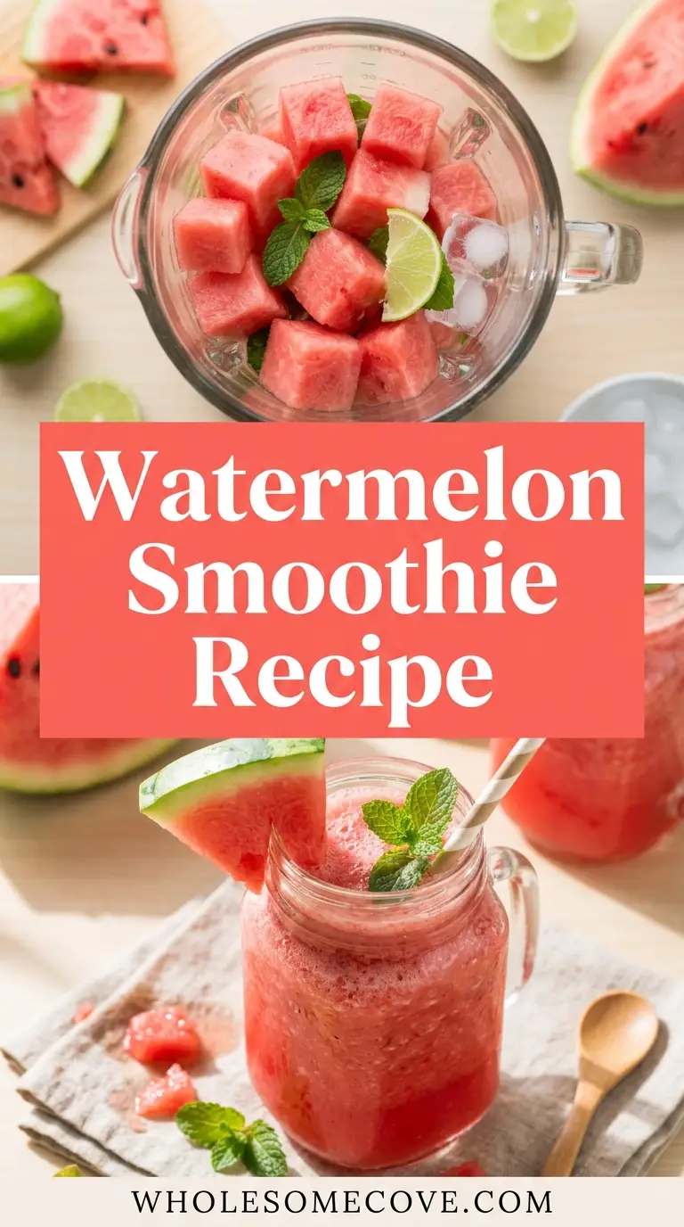 Watermelon Smoothie Recipe