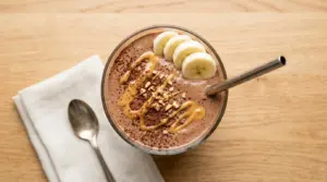 Chocolate Peanut Butter Banana Smoothie Recipe