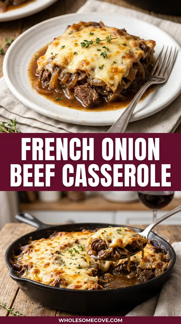 French Onion Beef Casserole Recipe