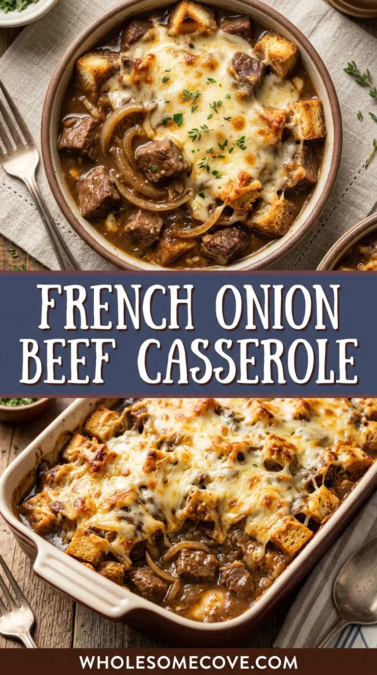 French Onion Beef Casserole Recipe