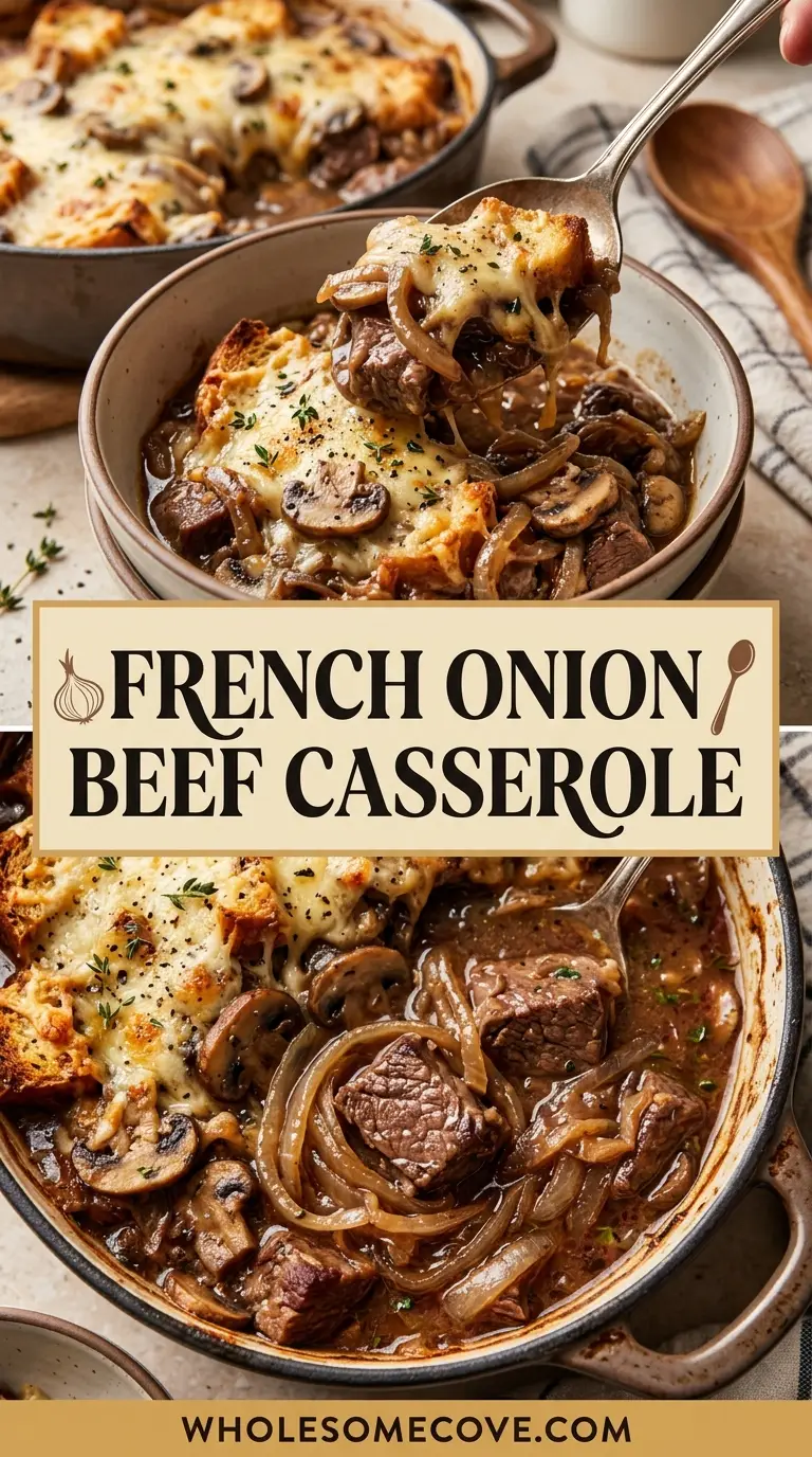 French Onion Beef Casserole Recipe