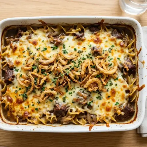 French Onion Beef Casserole Recipe