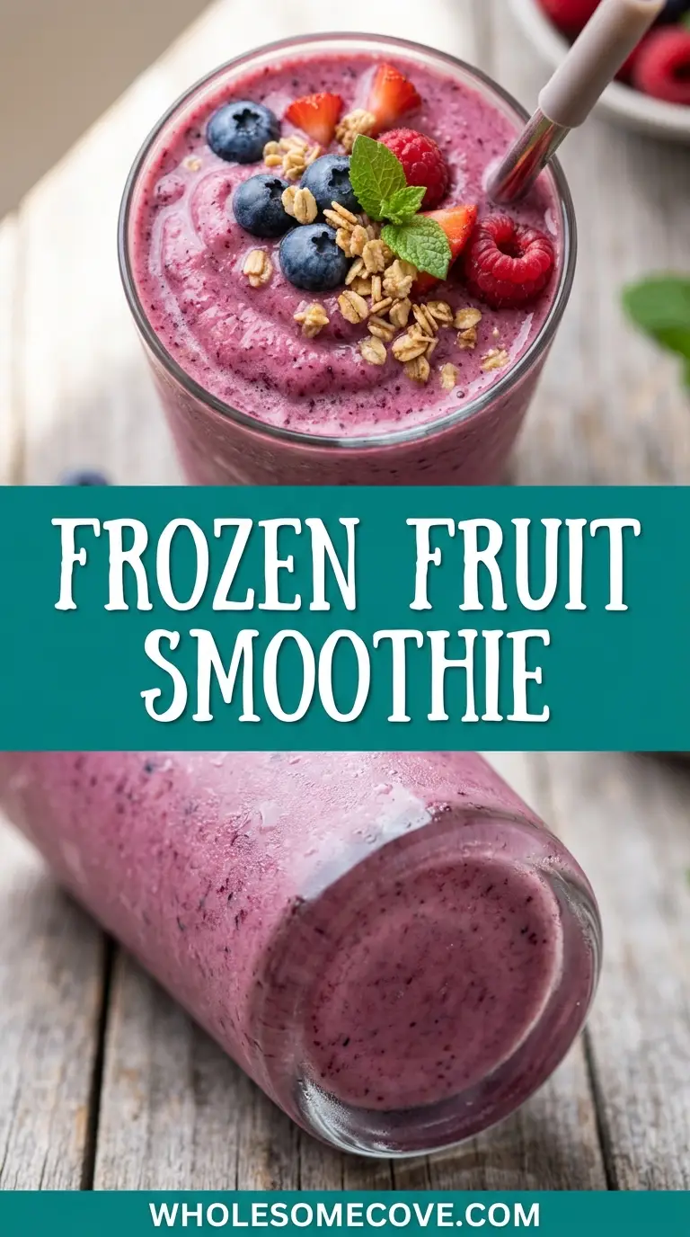 Frozen Fruit Smoothie Recipe