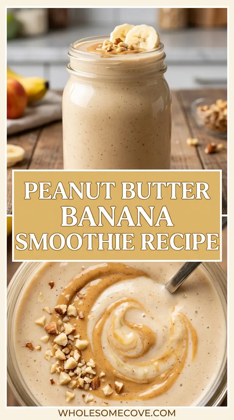 Peanut Butter Banana Smoothie Recipe