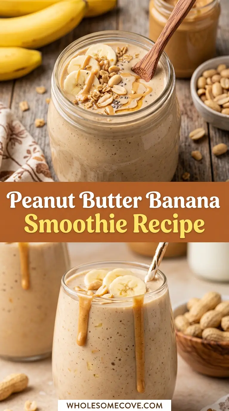 Peanut Butter Banana Smoothie Recipe