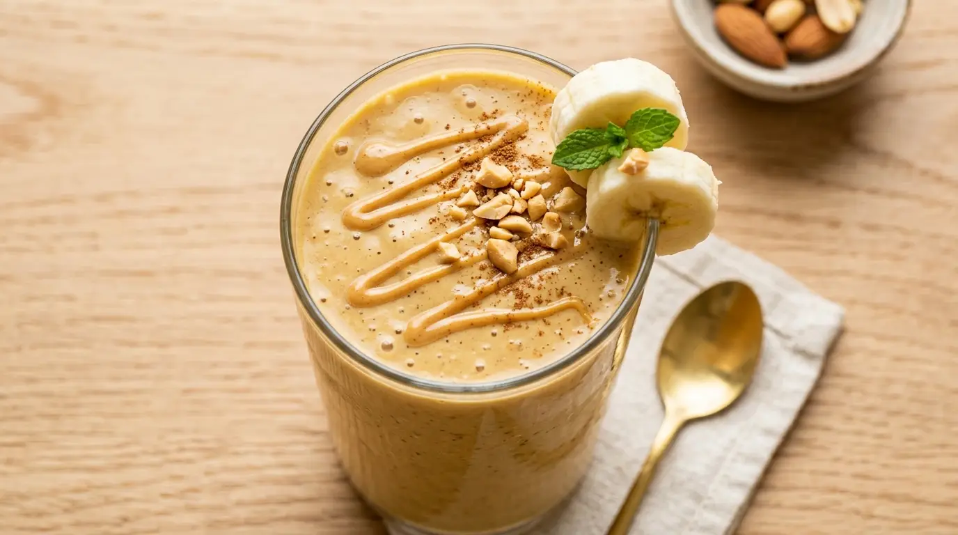 Peanut Butter Banana Smoothie Recipe