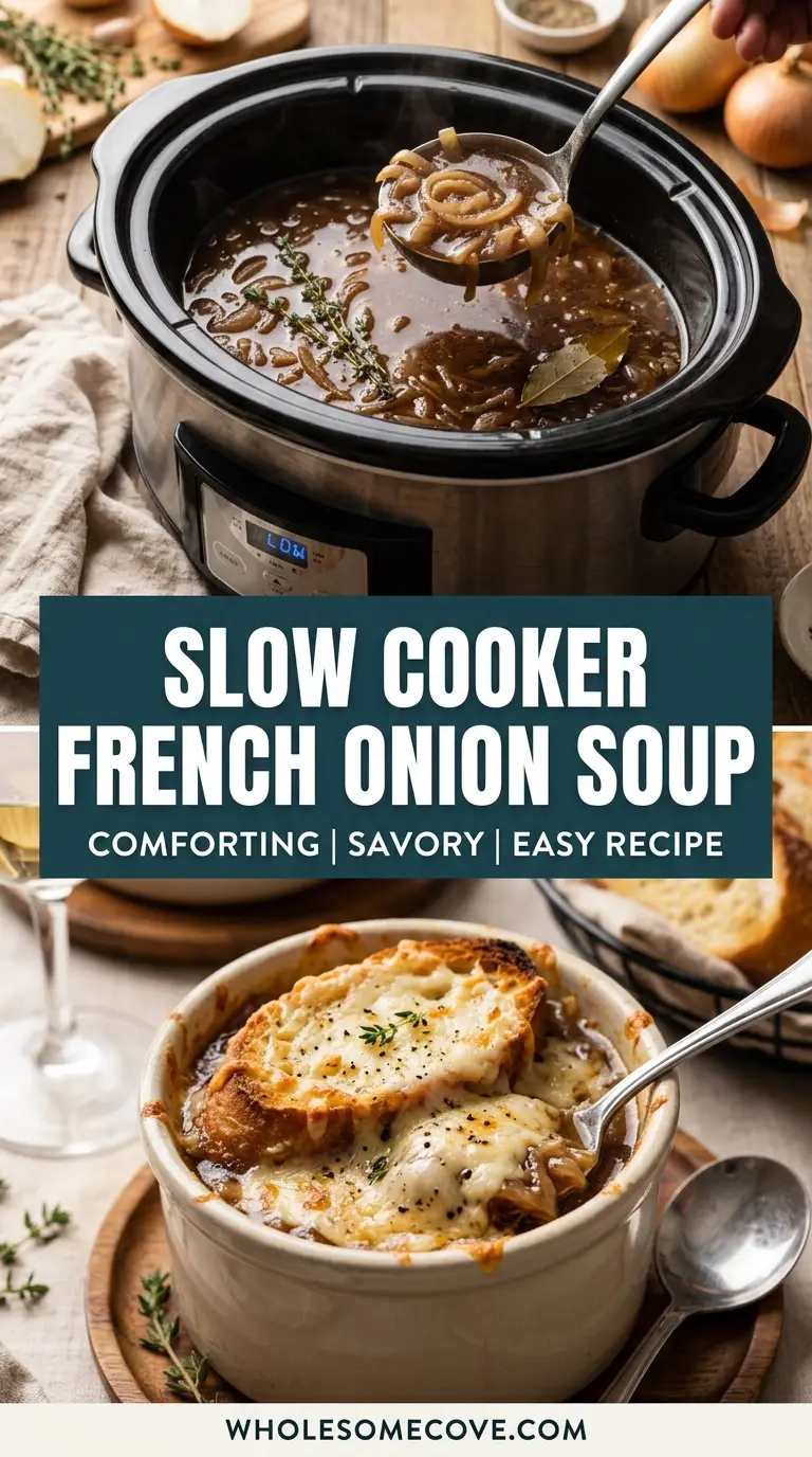 Slow Cooker French Onion Soup Recipe