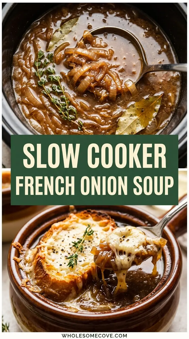 Slow Cooker French Onion Soup Recipe