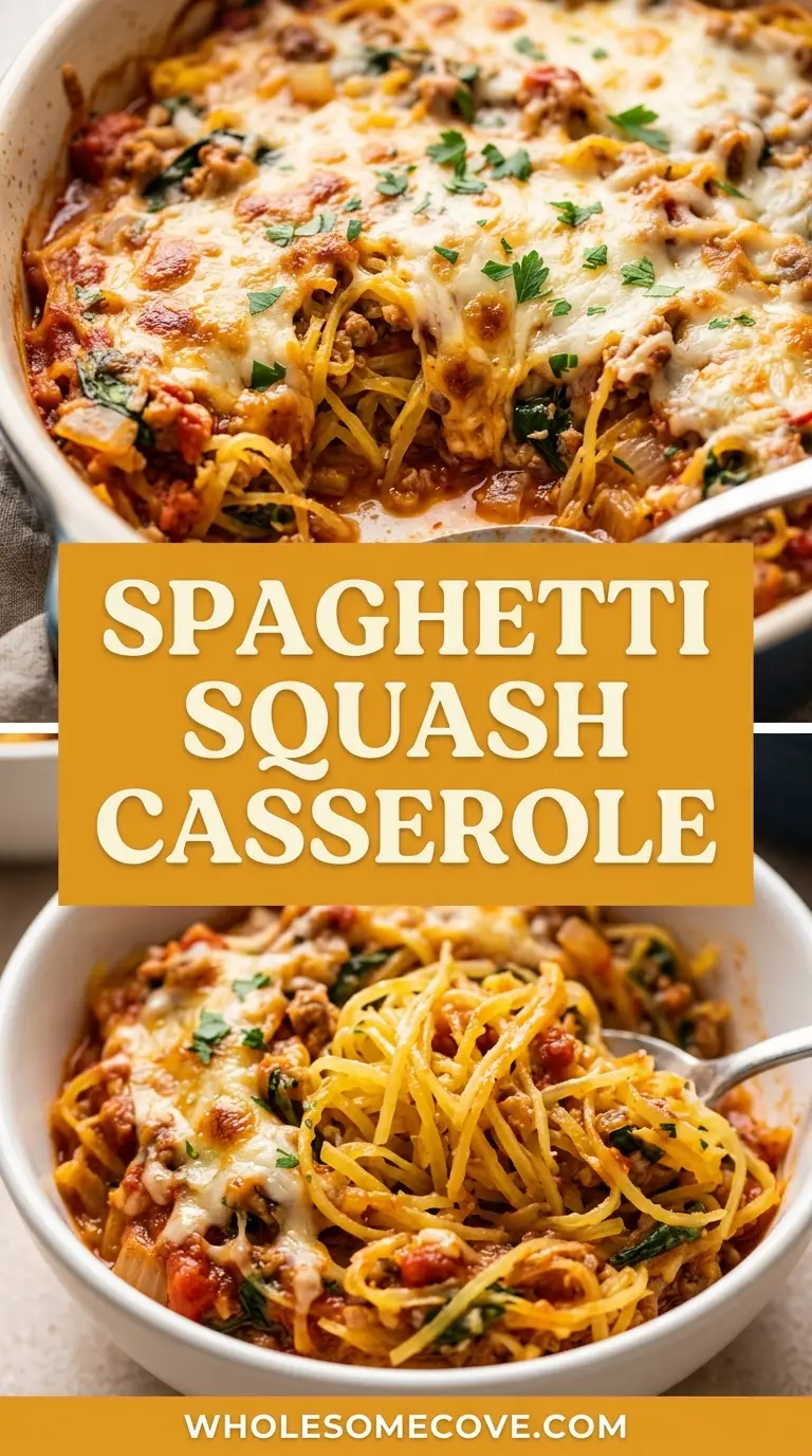 Spaghetti Squash Casserole Recipe