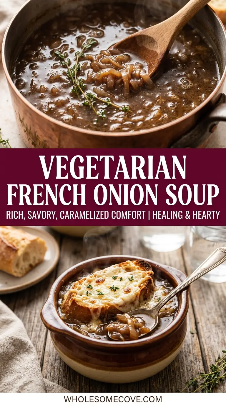 Vegetarian French Onion Soup Recipe