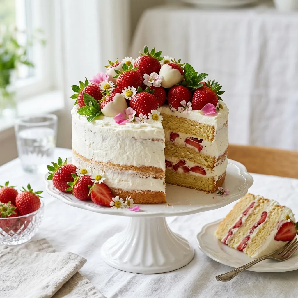 Strawberry Dreams Birthday Cake Strawberry Dreams Birthday Cake For Girls