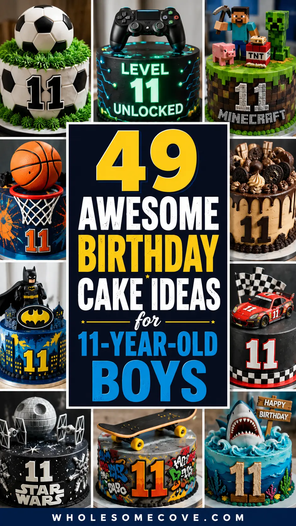 49 Awesome Birthday Cake Ideas for 11-Year-Old Boys