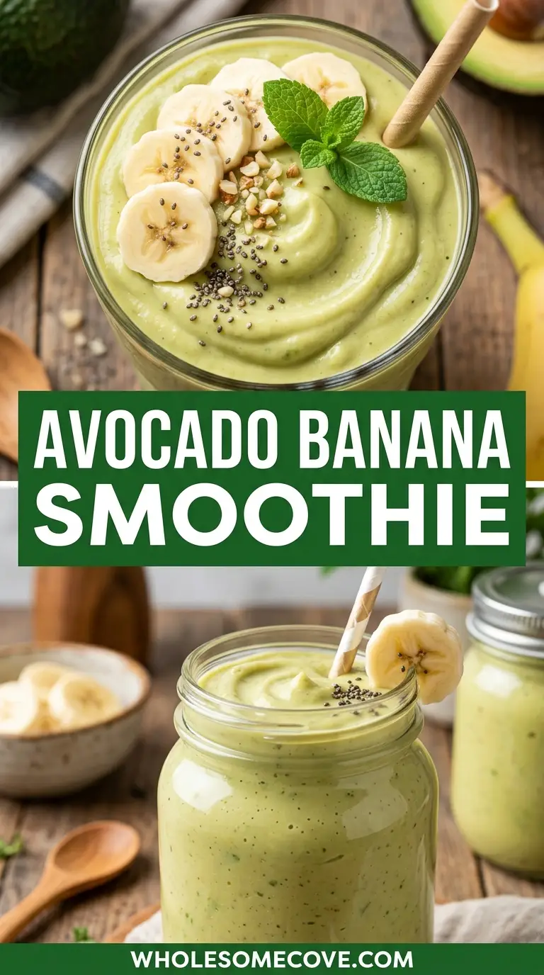 Avocado Banana Smoothie Recipe