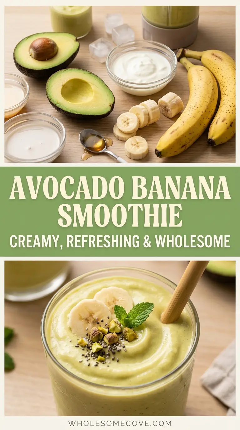 Avocado Banana Smoothie Recipe