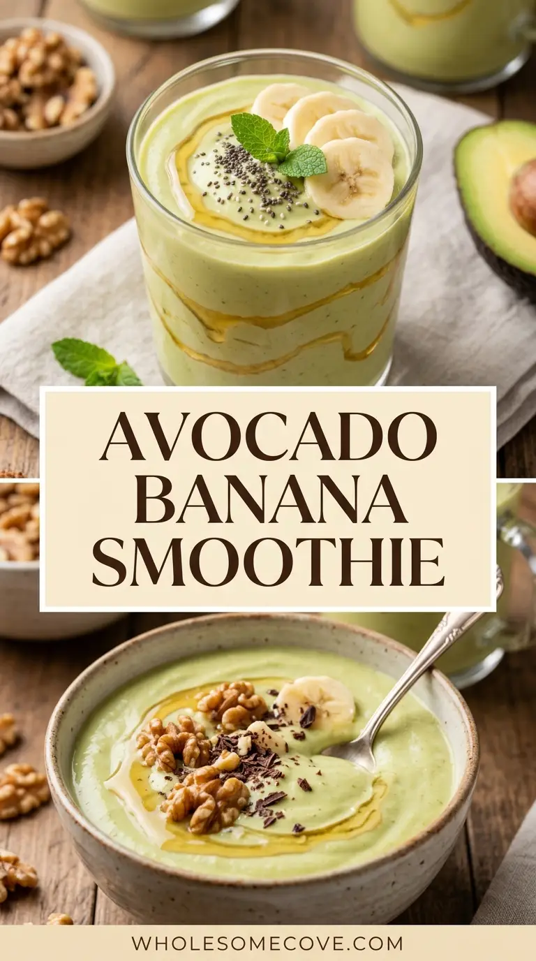 Avocado Banana Smoothie Recipe
