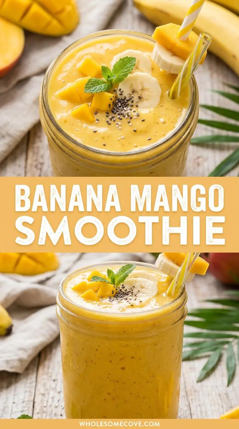 Banana Mango Smoothie Recipe