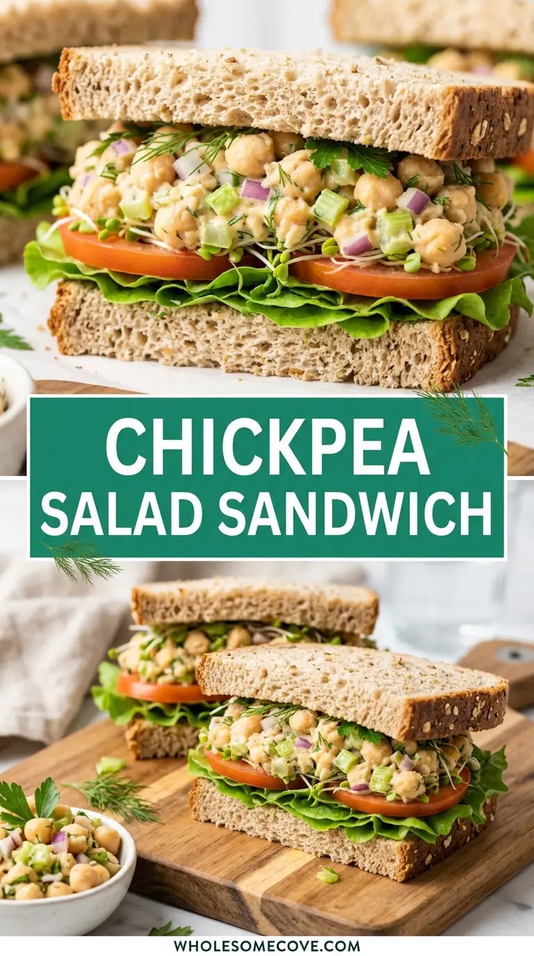 Chickpea Salad Sandwich Recipe