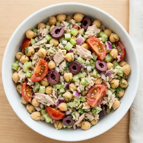 Chickpea Tuna Salad Recipe