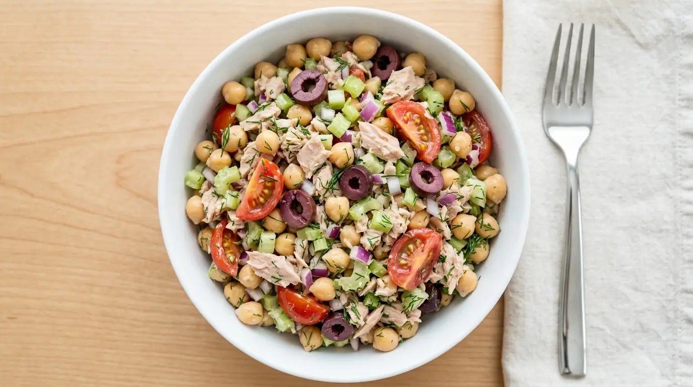 Chickpea Tuna Salad Recipe