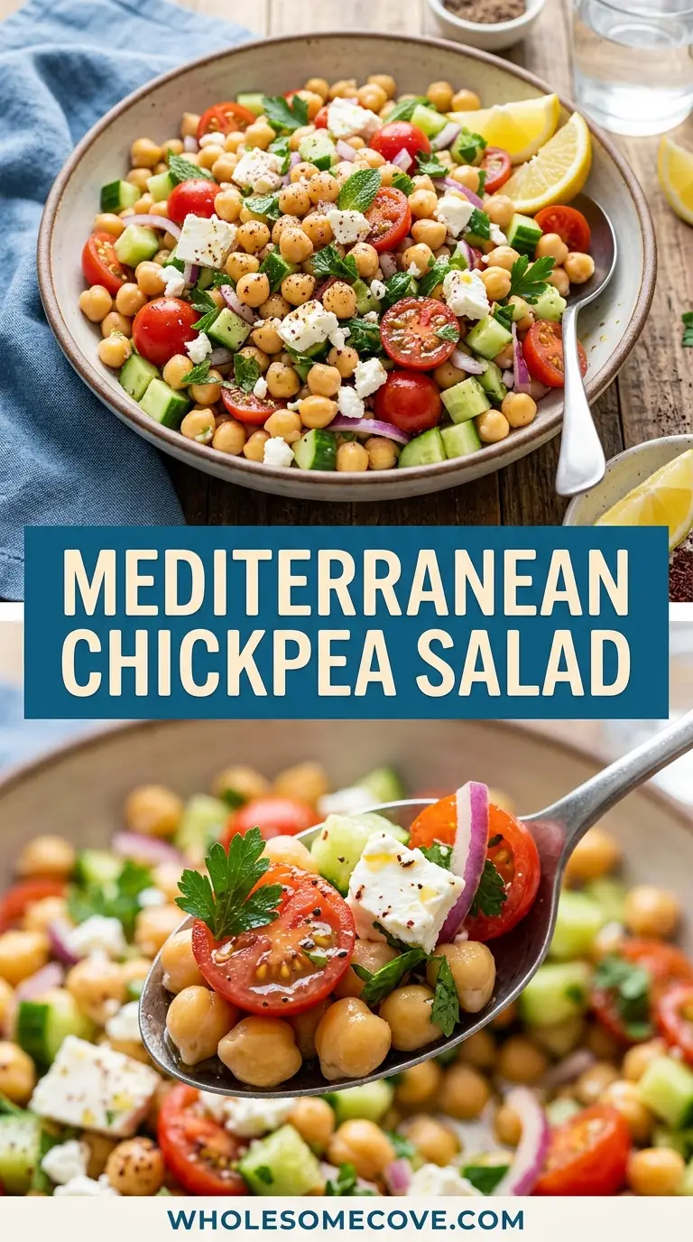 Mediterranean Chickpea Salad Recipe