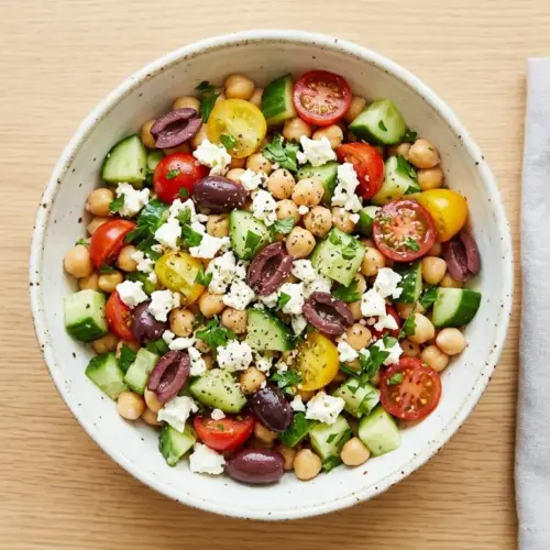 Mediterranean Chickpea Salad Recipe