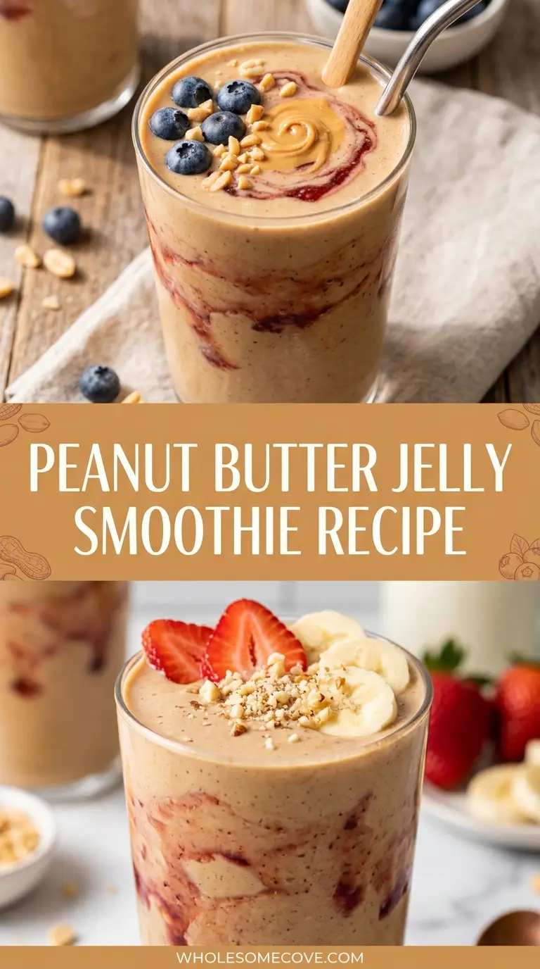Peanut Butter Jelly Smoothie Recipe