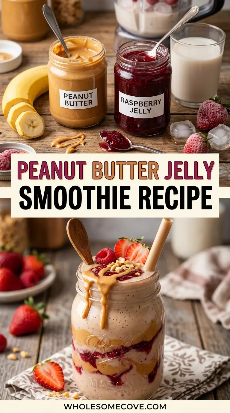 Peanut Butter Jelly Smoothie Recipe