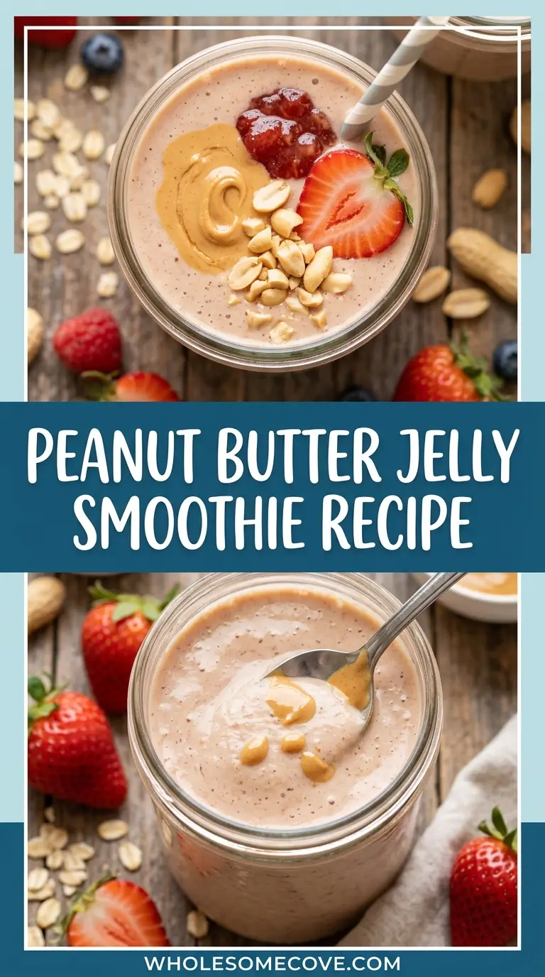 Peanut Butter Jelly Smoothie Recipe