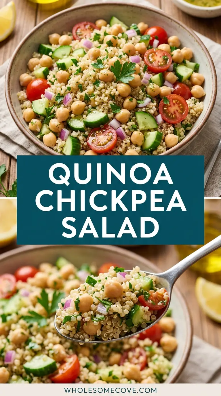 Quinoa Chickpea Salad Recipe