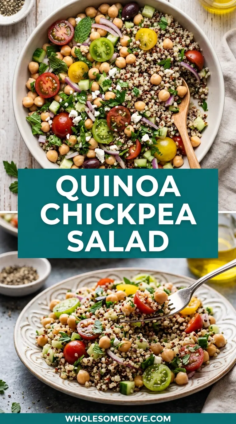 Quinoa Chickpea Salad Recipe