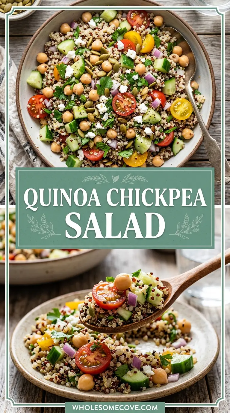Quinoa Chickpea Salad Recipe