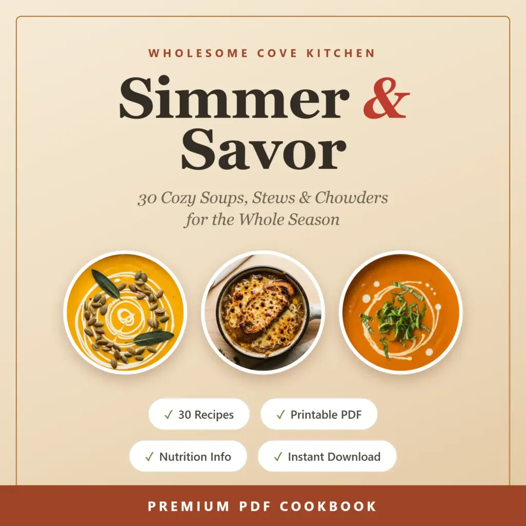 Simmer & Savor — 30 Cozy Soup, Stew & Chowder Recipes | PDF Cookbook