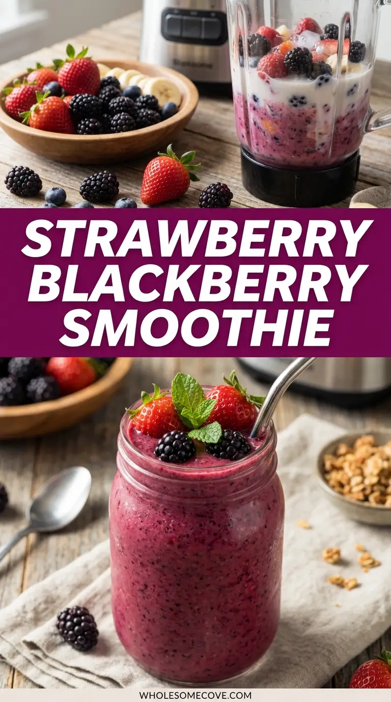 Strawberry Blackberry Smoothie Recipe