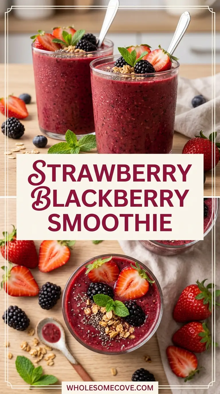 Strawberry Blackberry Smoothie Recipe