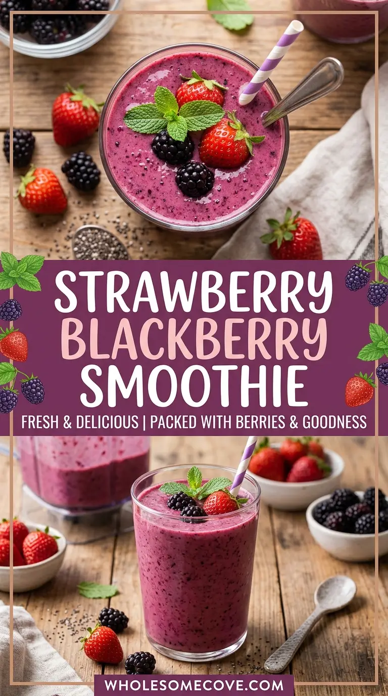 Strawberry Blackberry Smoothie Recipe