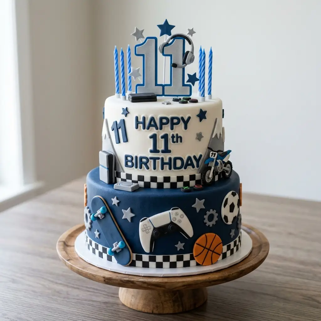 All His Favorites Cake - Birthday Cake Ideas For 11-Year-Old Boys