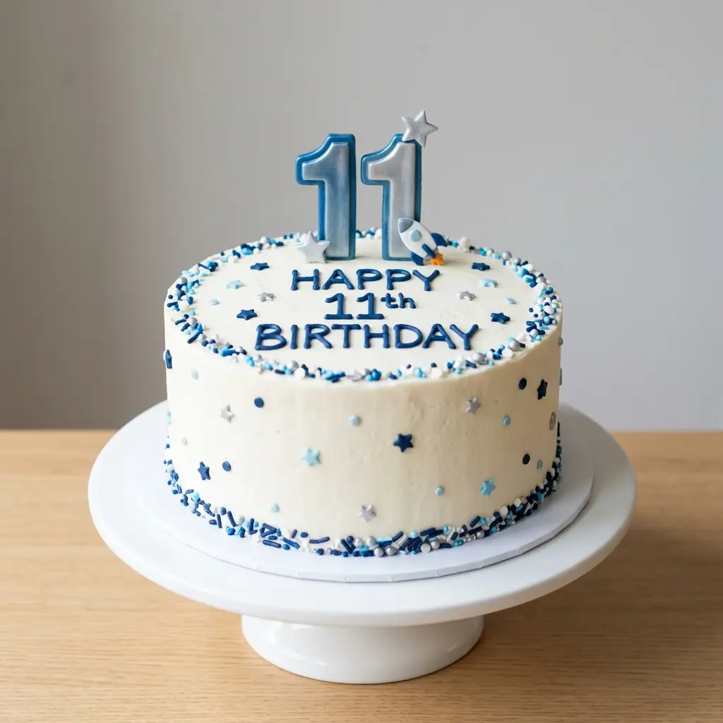 Confetti Sprinkle Cake - Birthday Cake Ideas For 11-Year-Old Boys