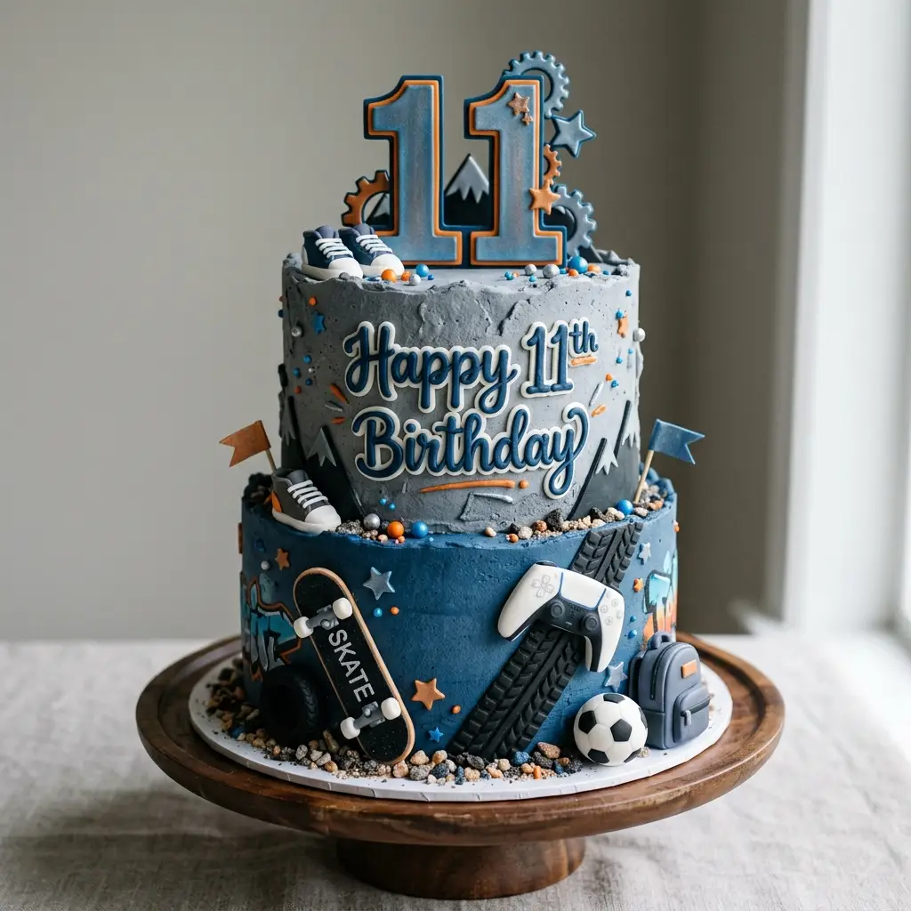 Urban Skater Cake - Birthday Cake Ideas For 11-Year-Old Boys