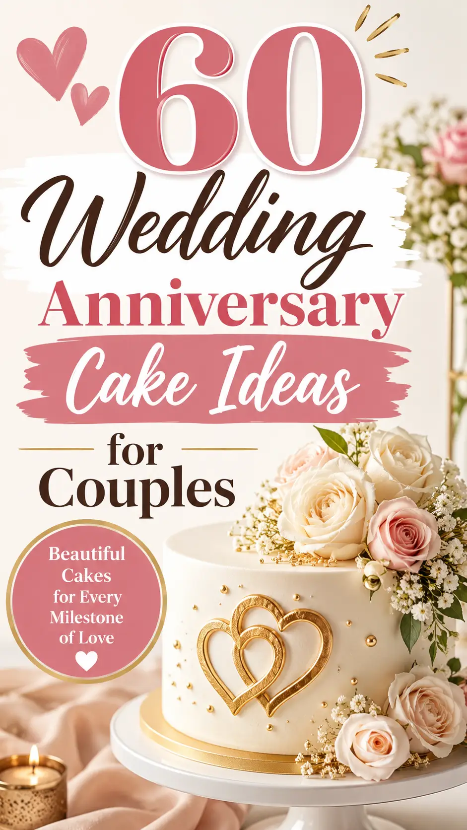 60 Wedding Anniversary Cake Ideas for Couples