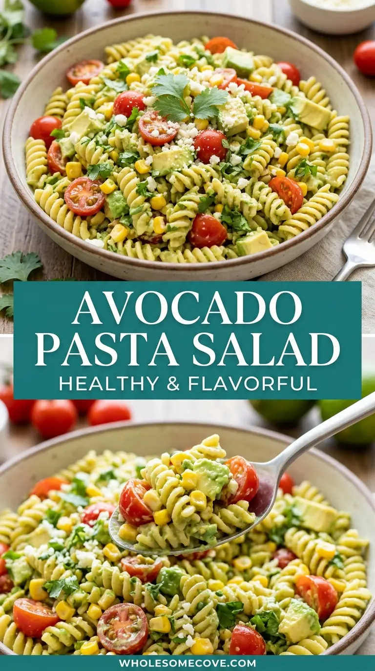 Avocado Pasta Salad Recipe