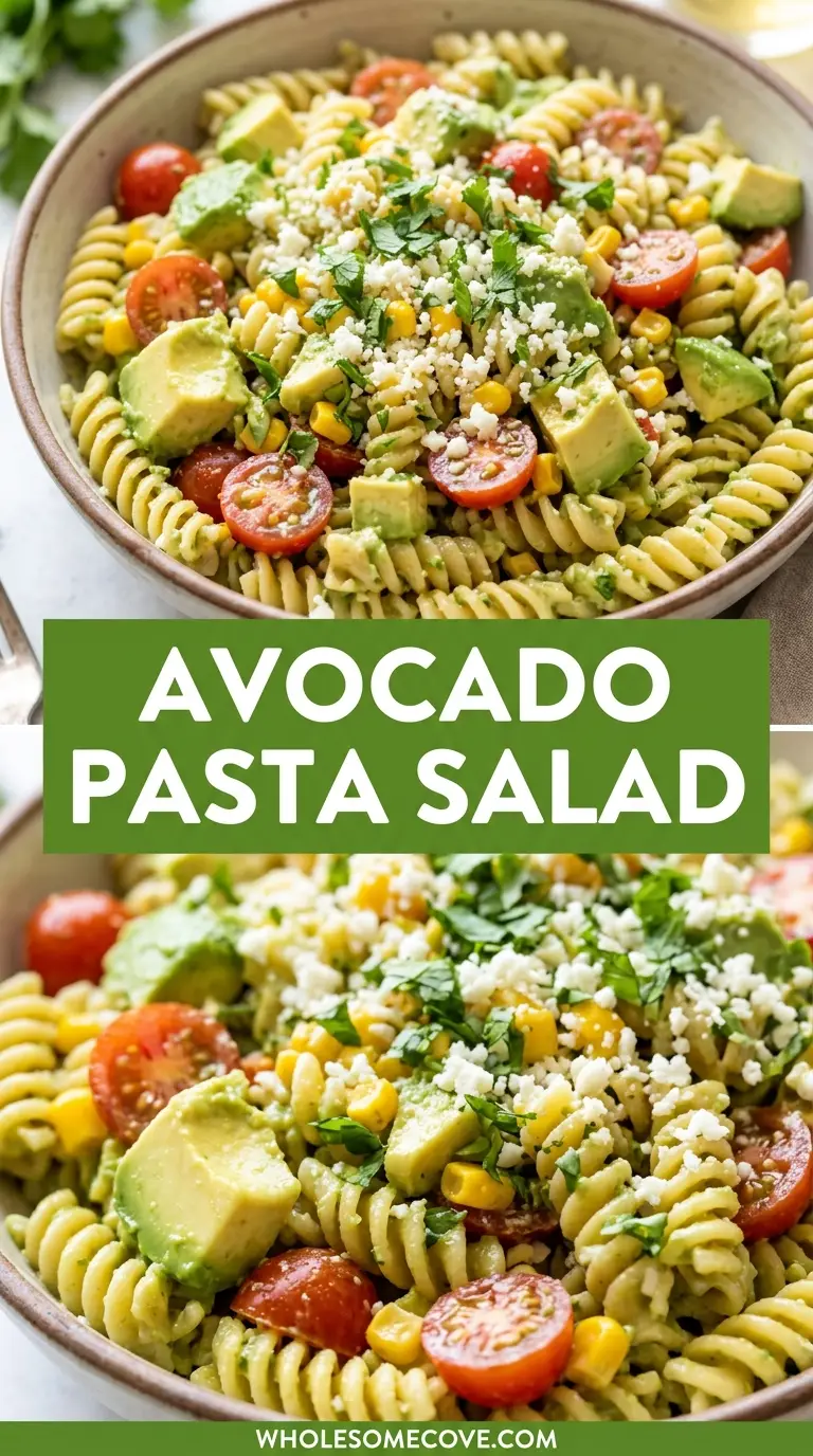 Avocado Pasta Salad Recipe