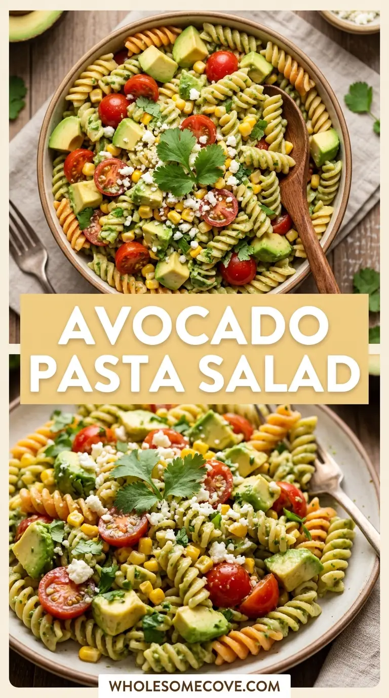 Avocado Pasta Salad Recipe