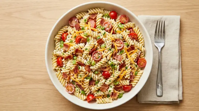 Bacon Ranch Pasta Salad Recipe