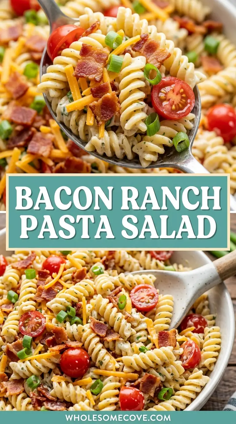 Bacon Ranch Pasta Salad Recipe