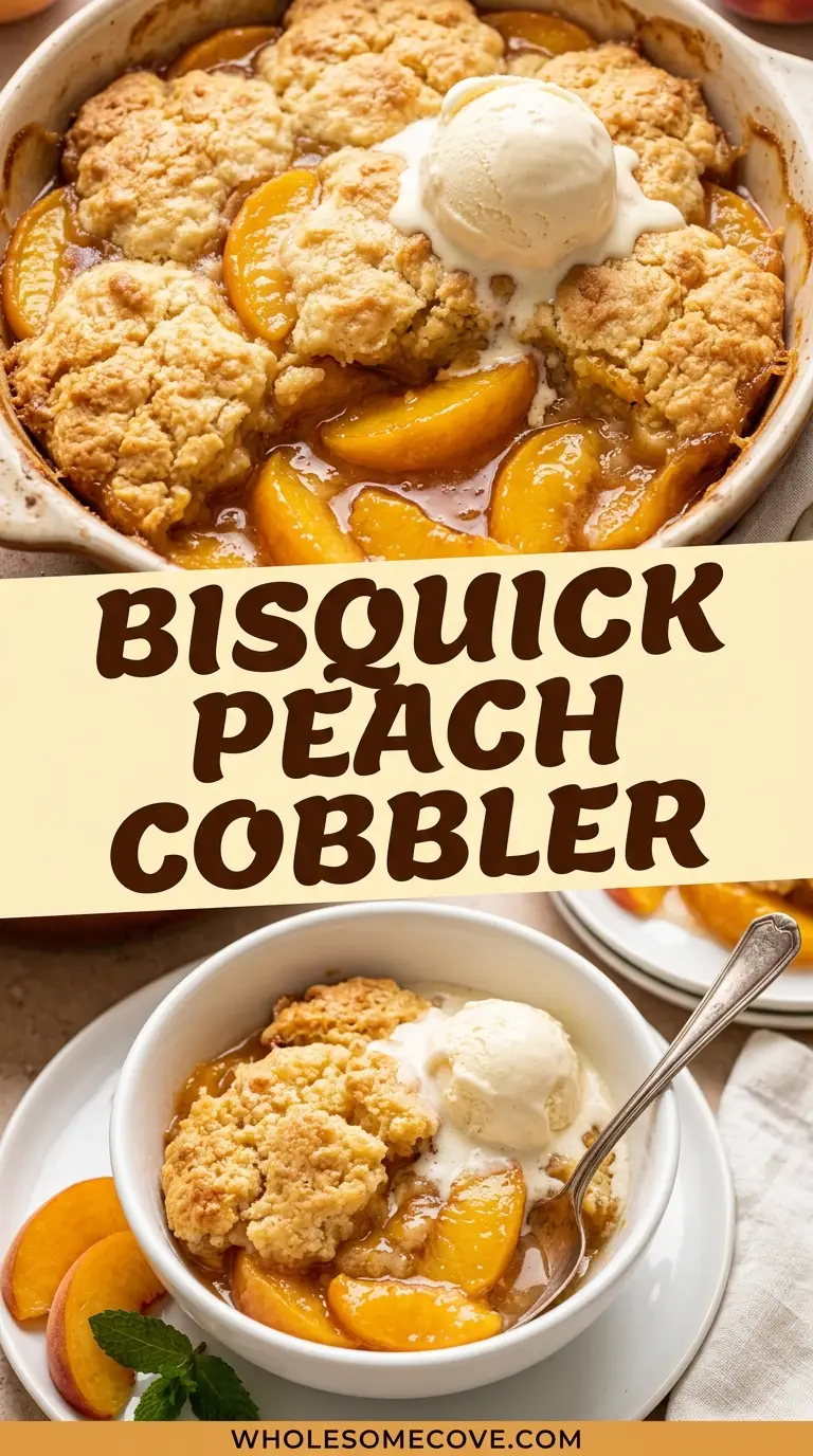 Bisquick Peach Cobbler Recipe