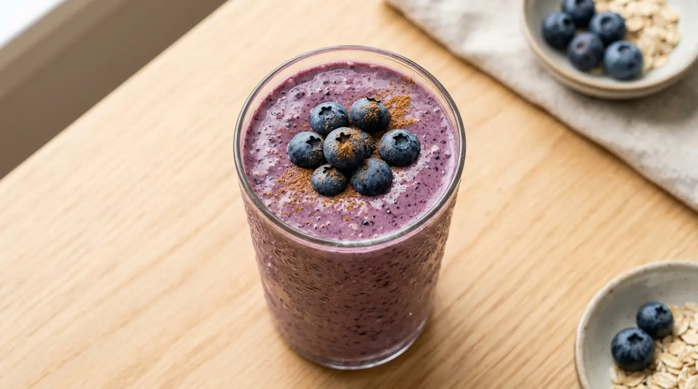 Blueberry Banana Oatmeal Smoothie Recipe