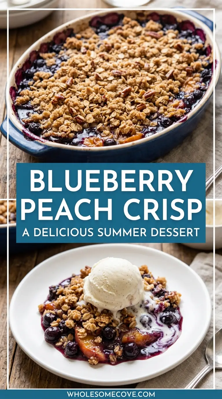 Blueberry Peach Crisp Recipe