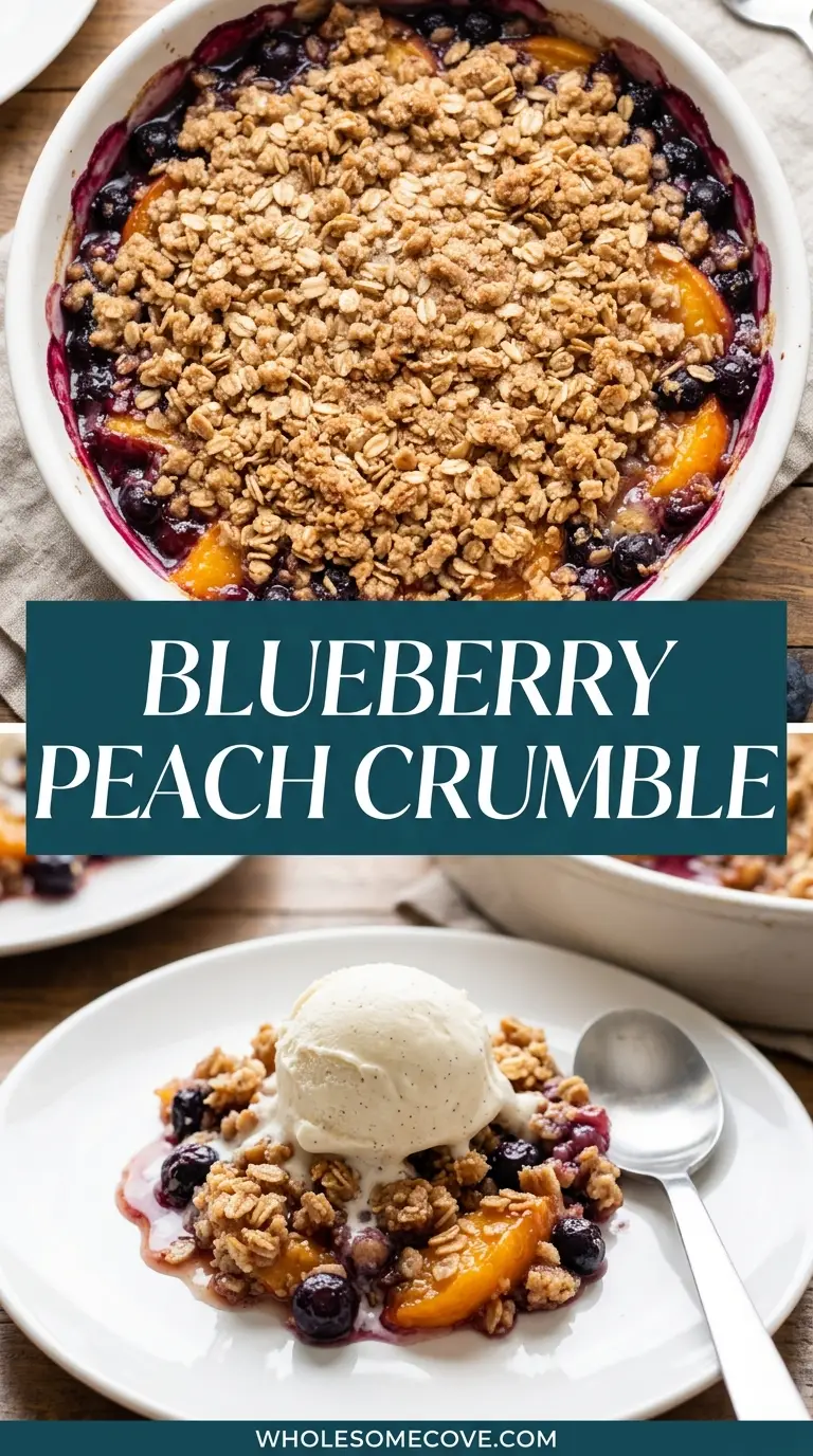 Blueberry Peach Crumble Recipe