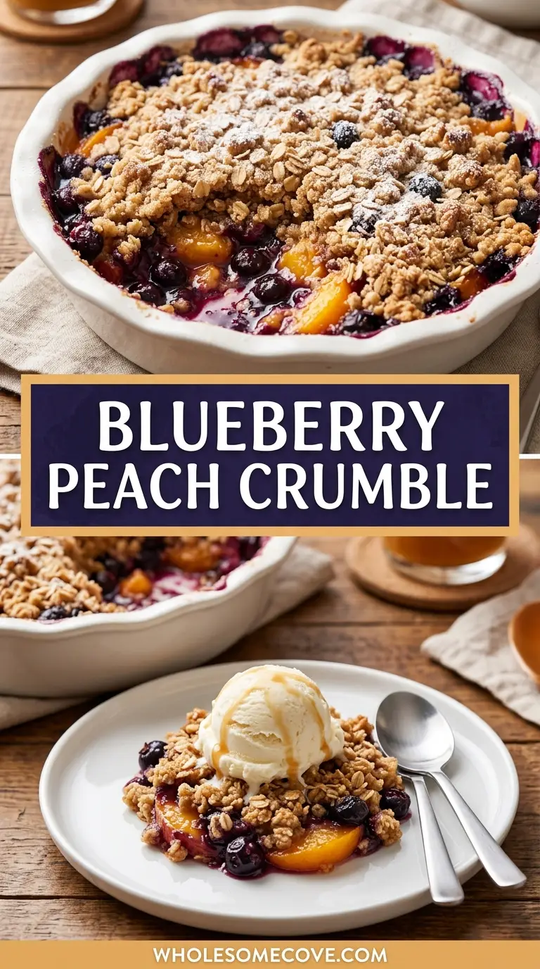 Blueberry Peach Crumble Recipe