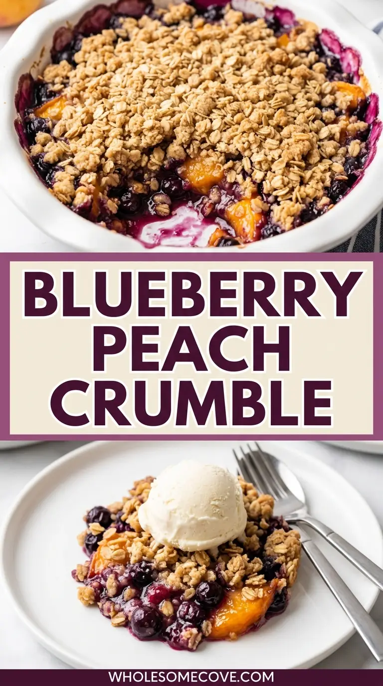 Blueberry Peach Crumble Recipe
